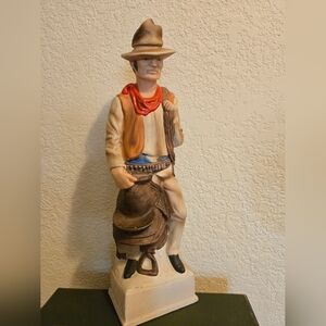 1969 Lionstone Dist Porcelain Cowboy Decanter.